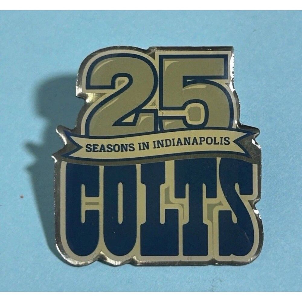 2009 Indianapolis COLTS  25 years in Indy NFL Lapel or Hat Pin
